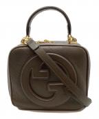 GUCCIグッチ）の古着「グッチ ブロンディスモールトップハンドルバッグ」｜ブラウン