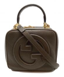 GUCCI（グッチ）の古着「グッチ ブロンディスモールトップハンドルバッグ」｜ブラウン