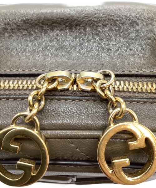 GUCCI（グッチ）GUCCI (グッチ) グッチ ブロンディスモールトップハンドルバッグ ブラウンの古着・服飾アイテム