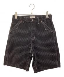 SCOHTT（ショット）の古着「オールドヒッコリー デニムショーツ」｜ブラック