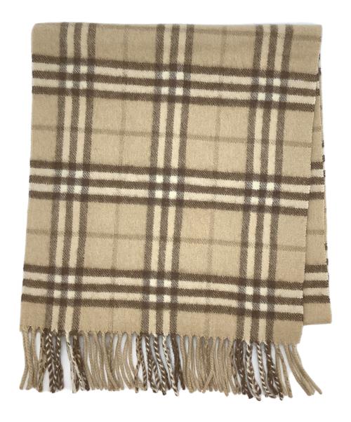 BURBERRY LONDON（バーバリーロンドン）BURBERRY LONDON (バーバリーロンドン) マフラー ブラウン×ベージュの古着・服飾アイテム