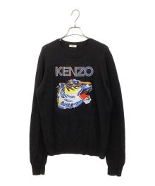 KENZO（ケンゾー）の古着「厚手ニット」｜ブラック