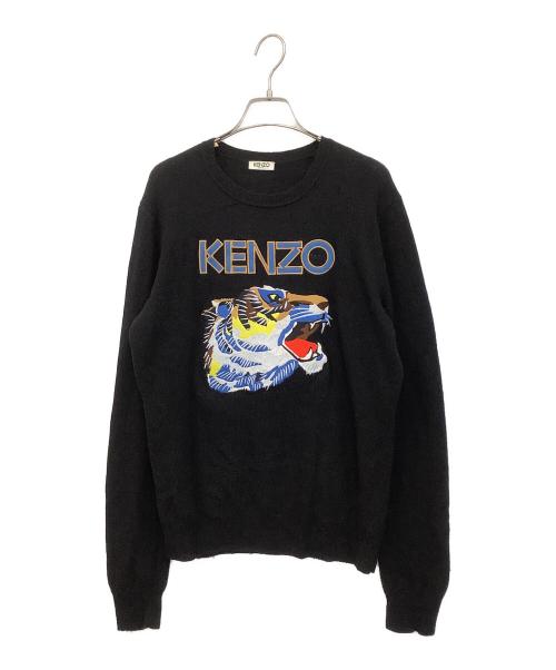 KENZO（ケンゾー）KENZO (ケンゾー) 厚手ニット ブラック サイズ:Fの古着・服飾アイテム