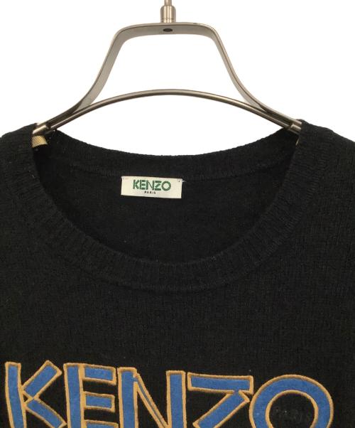 KENZO（ケンゾー）KENZO (ケンゾー) 厚手ニット ブラック サイズ:Fの古着・服飾アイテム