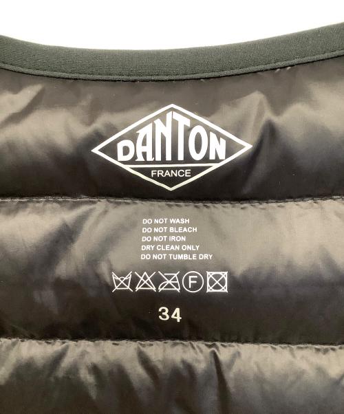 DANTON（ダントン）DANTON (ダントン) インナーダウンジャケット ブラック サイズ:34の古着・服飾アイテム
