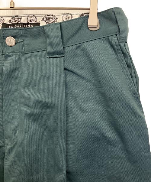 Dickies（ディッキーズ）Dickies (ディッキーズ) TAIGALIONA (タイガリオナ) TAIGALIONA × Dickies JODHPURS PANTS グリーン サイズ:34の古着・服飾アイテム