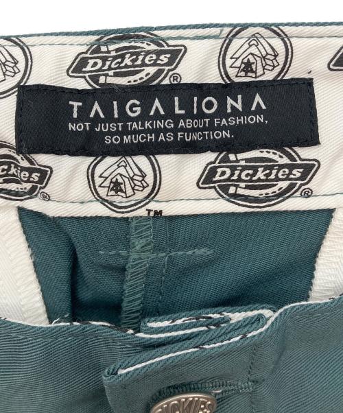 Dickies（ディッキーズ）Dickies (ディッキーズ) TAIGALIONA (タイガリオナ) TAIGALIONA × Dickies JODHPURS PANTS グリーン サイズ:34の古着・服飾アイテム