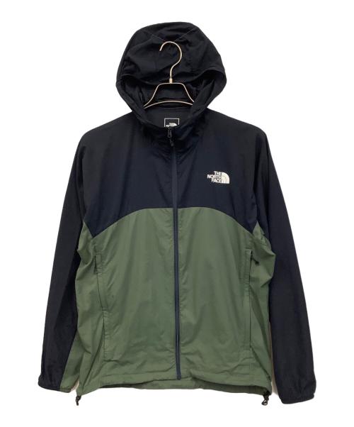 THE NORTH FACE（ザ ノース フェイス）THE NORTH FACE (ザ ノース フェイス) スワローテイルフーディ ネイビー×グリーン サイズ:Mの古着・服飾アイテム