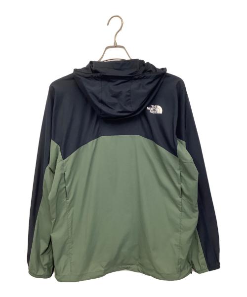 THE NORTH FACE（ザ ノース フェイス）THE NORTH FACE (ザ ノース フェイス) スワローテイルフーディ ネイビー×グリーン サイズ:Mの古着・服飾アイテム
