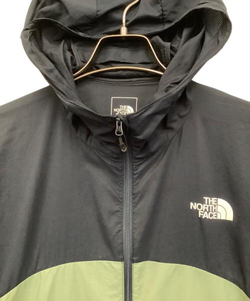THE NORTH FACE（ザ ノース フェイス）THE NORTH FACE (ザ ノース フェイス) スワローテイルフーディ ネイビー×グリーン サイズ:Mの古着・服飾アイテム
