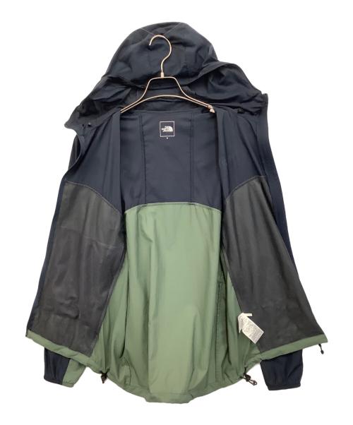 THE NORTH FACE（ザ ノース フェイス）THE NORTH FACE (ザ ノース フェイス) スワローテイルフーディ ネイビー×グリーン サイズ:Mの古着・服飾アイテム