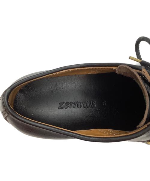 ZERROWS（ゼローズ）ZERROWS (ゼローズ) サービスマンシューズ ブラック サイズ:6Eの古着・服飾アイテム