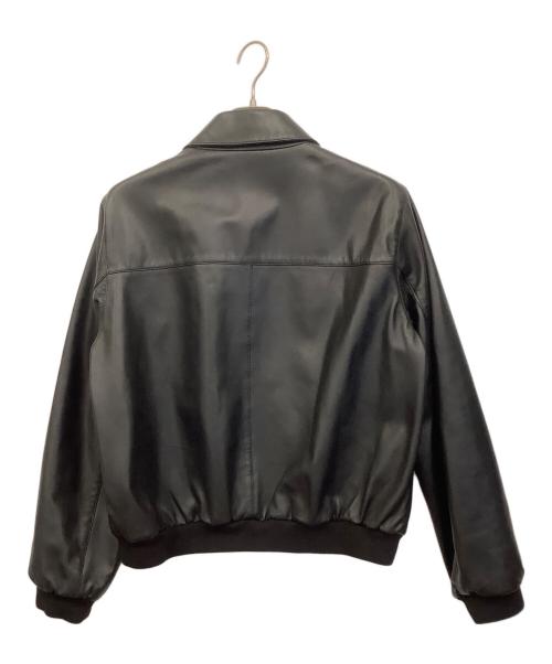 BEAMS quattrocchi（ビームスクアトロッキ）BEAMS quattrocchi (ビームスクアトロッキ) レザージャケット ブラック サイズ:46の古着・服飾アイテム