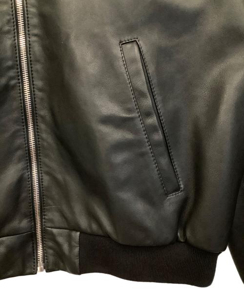 BEAMS quattrocchi（ビームスクアトロッキ）BEAMS quattrocchi (ビームスクアトロッキ) レザージャケット ブラック サイズ:46の古着・服飾アイテム