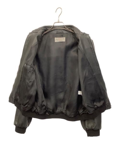 BEAMS quattrocchi（ビームスクアトロッキ）BEAMS quattrocchi (ビームスクアトロッキ) レザージャケット ブラック サイズ:46の古着・服飾アイテム