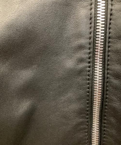 BEAMS quattrocchi（ビームスクアトロッキ）BEAMS quattrocchi (ビームスクアトロッキ) レザージャケット ブラック サイズ:46の古着・服飾アイテム