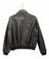 BEAMS quattrocchi (ビームスクアトロッキ) レザージャケット ブラック サイズ:46：10000円