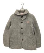 DANTONダントン）の古着「ウールモッサ丸衿ブルゾン」｜グレー