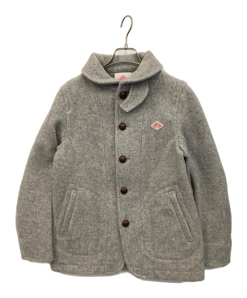 DANTON（ダントン）DANTON (ダントン) ウールモッサ丸衿ブルゾン グレー サイズ:Sの古着・服飾アイテム