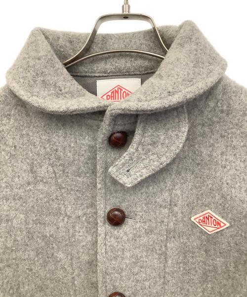 DANTON（ダントン）DANTON (ダントン) ウールモッサ丸衿ブルゾン グレー サイズ:Sの古着・服飾アイテム