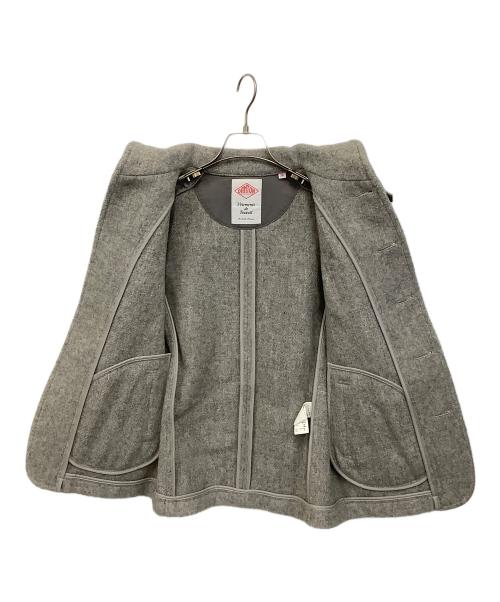 DANTON（ダントン）DANTON (ダントン) ウールモッサ丸衿ブルゾン グレー サイズ:Sの古着・服飾アイテム