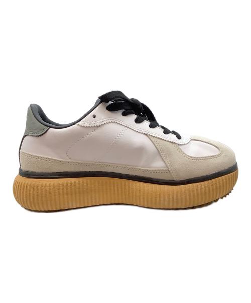 Onitsuka Tiger（オニツカタイガー）Onitsuka Tiger (オニツカタイガー) DELECITY ホワイト×ベージュ サイズ:24.5の古着・服飾アイテム