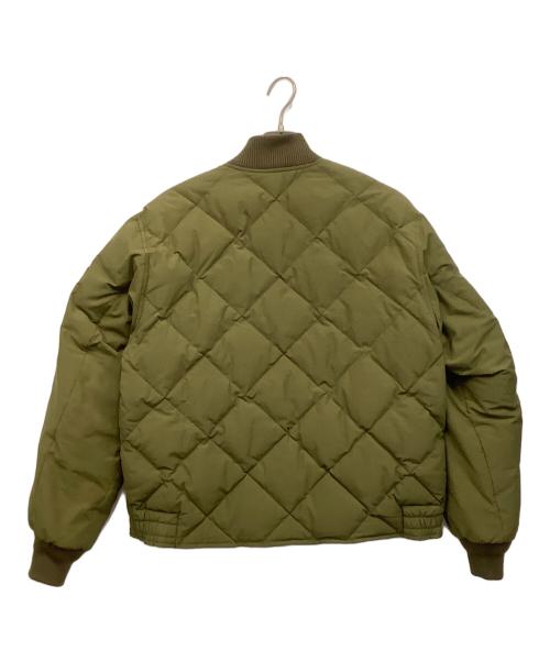 Eddie Bauer（エディーバウアー）Eddie Bauer (エディーバウアー) AVIREX (アヴィレックス) ダウンジャケット カーキ サイズ:Mの古着・服飾アイテム