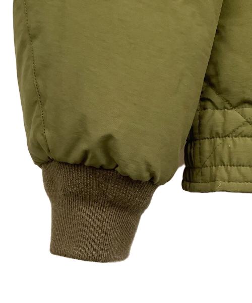 Eddie Bauer（エディーバウアー）Eddie Bauer (エディーバウアー) AVIREX (アヴィレックス) ダウンジャケット カーキ サイズ:Mの古着・服飾アイテム