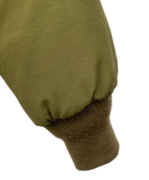 Eddie Bauer（エディーバウアー）Eddie Bauer (エディーバウアー) AVIREX (アヴィレックス) ダウンジャケット カーキ サイズ:Mの古着・服飾アイテム