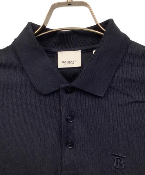 BURBERRY LONDON（バーバリーロンドン）BURBERRY LONDON (バーバリーロンドン) TB刺繍ロゴポロシャツ ネイビー サイズ:Mの古着・服飾アイテム