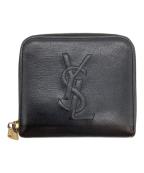 Saint Laurent Parisサンローランパリ）の古着「2つ折り財布」｜ブラック