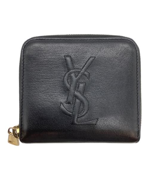 Saint Laurent Paris（サンローランパリ）Saint Laurent Paris (サンローランパリ) 2つ折り財布 ブラックの古着・服飾アイテム