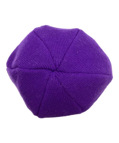 Bristol（ブリストル）Bristol (ブリストル) BIG LOGO KNIT CAP パープルの古着・服飾アイテム