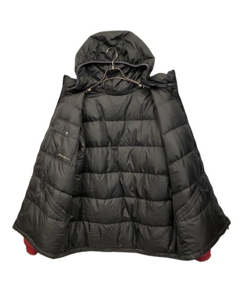 Eddie Bauer（エディーバウアー）Eddie Bauer (エディーバウアー) リバーシブルダウンジャケット ブラック×レッド サイズ:XLの古着・服飾アイテム