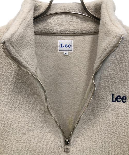LEE（リー）LEE (リー) フリースプルオーバージャケット アイボリー サイズ:Fの古着・服飾アイテム