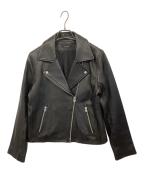 JEANASISジーナシス）の古着「ライダースジャケット」｜ブラック