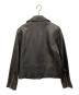 JEANASIS (ジーナシス) ライダースジャケット ブラック サイズ:M：5000円