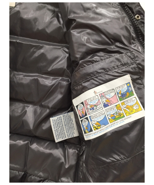 MONCLER（モンクレール）MONCLER (モンクレール) ダウンベスト ブラック サイズ:SIZE 1の古着・服飾アイテム