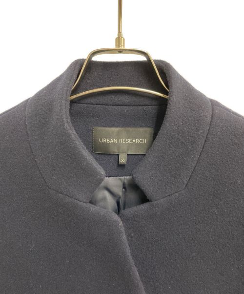 URBAN RESEARCH（アーバンリサーチ）URBAN RESEARCH (アーバンリサーチ) プチスタンドコート ネイビー サイズ:SIZE 38の古着・服飾アイテム