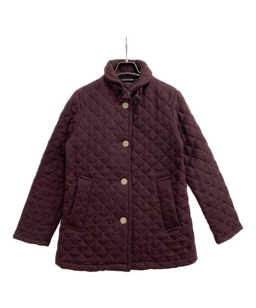 Traditional Weatherwear（トラディショナルウェザーウェア）Traditional Weatherwear (トラディショナルウェザーウェア) 中綿キルティングジャケット ボルドー サイズ:36の古着・服飾アイテム