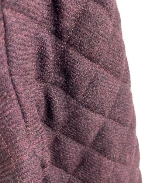 Traditional Weatherwear（トラディショナルウェザーウェア）Traditional Weatherwear (トラディショナルウェザーウェア) 中綿キルティングジャケット ボルドー サイズ:36の古着・服飾アイテム