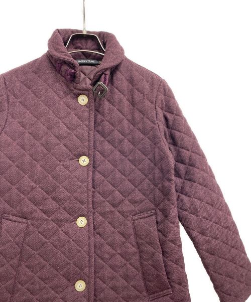Traditional Weatherwear（トラディショナルウェザーウェア）Traditional Weatherwear (トラディショナルウェザーウェア) 中綿キルティングジャケット ボルドー サイズ:36の古着・服飾アイテム
