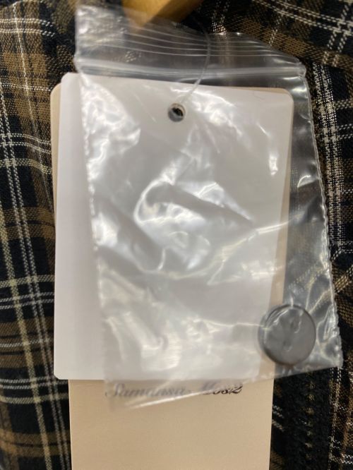 Samansa Mos2（サマンサモスモス）Samansa Mos2 (サマンサモスモス) 前後着ハシゴレースワンピース ブラウン サイズ:SIZE フリー 未使用品の古着・服飾アイテム