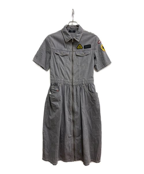 DIESEL（ディーゼル）DIESEL (ディーゼル) デニムワンピース グレー サイズ:Sの古着・服飾アイテム