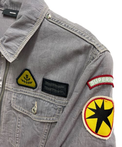 DIESEL（ディーゼル）DIESEL (ディーゼル) デニムワンピース グレー サイズ:Sの古着・服飾アイテム