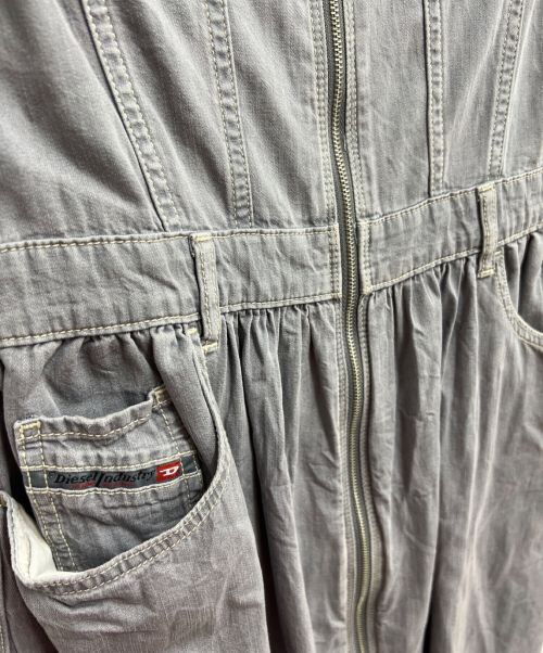 DIESEL（ディーゼル）DIESEL (ディーゼル) デニムワンピース グレー サイズ:Sの古着・服飾アイテム