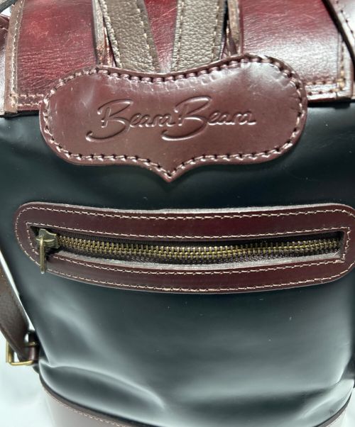 BearaBeara（ベアラベアラ）BearaBeara (ベアラベアラ) レザーリュック ブラウン×ブラックの古着・服飾アイテム