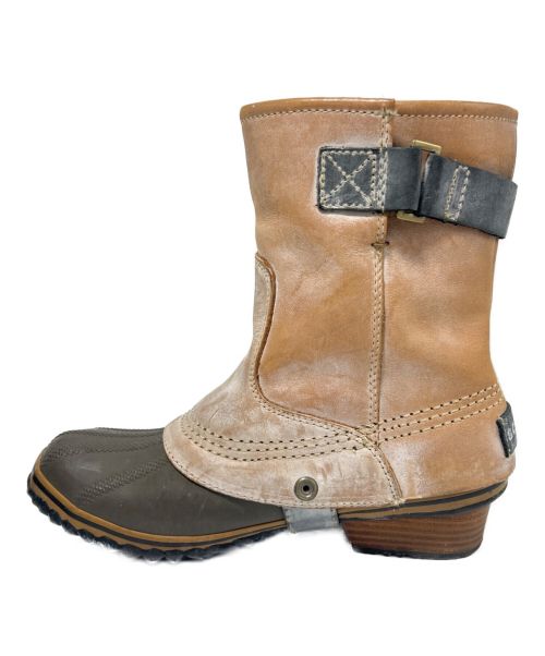 SOREL（ソレル）SOREL (ソレル) ショートブーツ ベージュ サイズ:23.5の古着・服飾アイテム