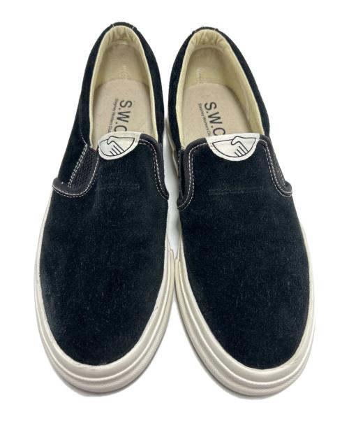 S.W.C（ステファニーワーカーズクラブ）S.W.C (ステファニーワーカーズクラブ) スリッポン ブラック サイズ:Lの古着・服飾アイテム