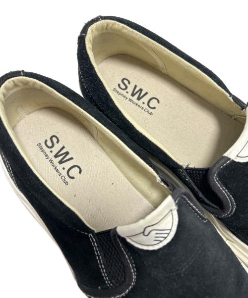 S.W.C（ステファニーワーカーズクラブ）S.W.C (ステファニーワーカーズクラブ) スリッポン ブラック サイズ:Lの古着・服飾アイテム